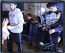 Blocking rehearsals for The Kiss, with the Canon 7D on the Steadicam Pilot.