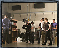 On the Columbia College soundstage with the Arris SR2 for the short film: Condensation. October 30, 2010.