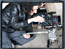 Carl with Steadicam at Chicago's 2003 Segway Fest.